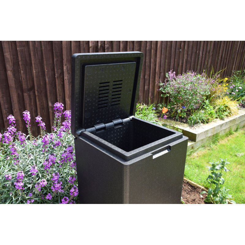 HOTBIN Composting Hot Composter Bin 26 Gallons Gal. Plastic Odor Resistant Outdoor Stationary